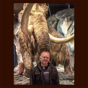 Joseph Helgerson with Wooly Mammoth